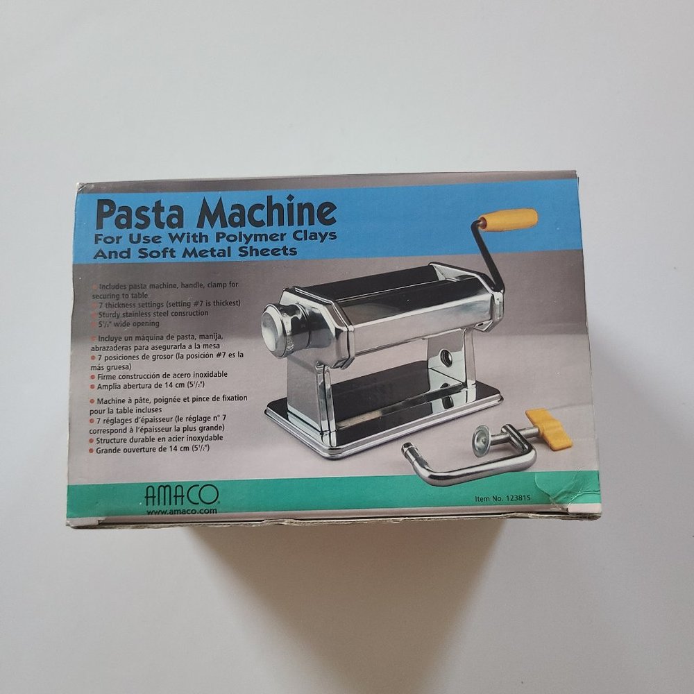 Amaco Pasta Machine For Use With Polymer Clays And Soft Metal Brand New